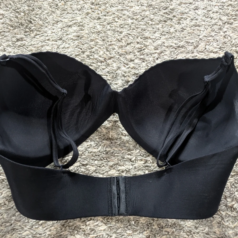 Victoria's Secret Angels Secret Embrace Black Padded Bra 36DD 36E - Picture 5 of 8